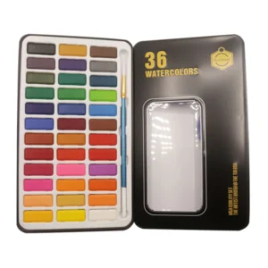 Keep Smiling Water Color  Solid Transparent 36 Pcs