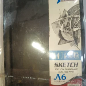 A6 Sketch Book 110 gm Black 58 Sheets