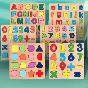 Wooden Shapes & Digit