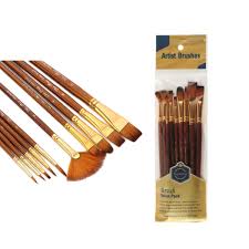 Keep Smilling Bristles Brush Set 6105 For Oil Painting