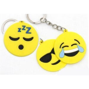 KEy Ring Smile Plastic 3 pcs