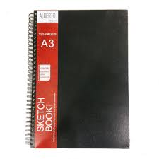 A3 Black Sketch Book PMS