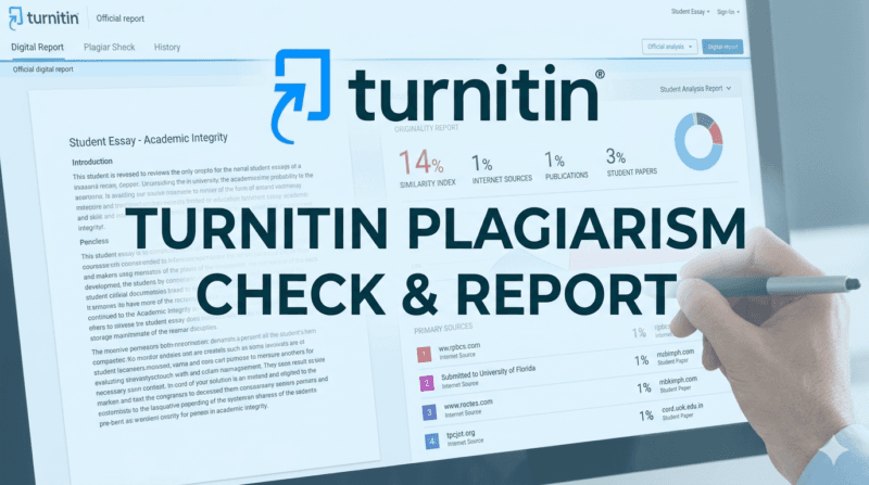 Turnitin Plagiarism Check & Report